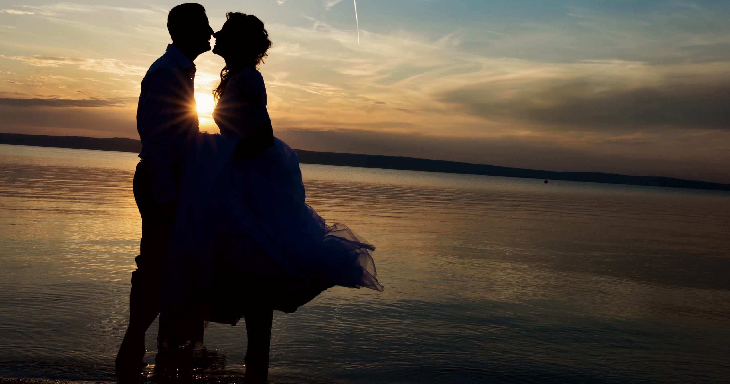 Beautiful wedding couple